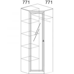 Прихожая Инна 4 Денвер темный в Копейске - kopejsk.mebel24.online | фото 5