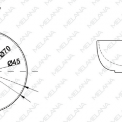 Раковина MELANA MLN-7061 в Копейске - kopejsk.mebel24.online | фото 2