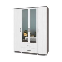 ЕВА Шкаф 4-х дверный Е43 в Копейске - kopejsk.mebel24.online | фото