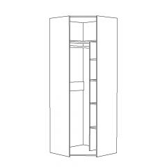 Шкаф для одежды 13.131 Амели в Копейске - kopejsk.mebel24.online | фото 2