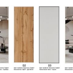 Шкаф-купе 1400 серии SOFT D1+D3+B2+PL1 (2 ящика+1штанга) профиль «Графит» в Копейске - kopejsk.mebel24.online | фото 9