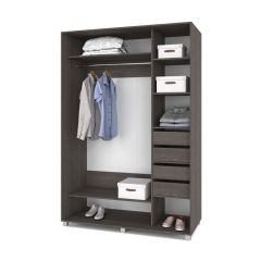 РОЛАНД Шкаф-купе с зеркалами Анкор темный (600*1000) Р603 в Копейске - kopejsk.mebel24.online | фото 4