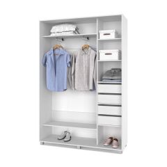 РОЛАНД Шкаф-купе с зеркалом Анкор светлый (450*1000) Р402 в Копейске - kopejsk.mebel24.online | фото 5