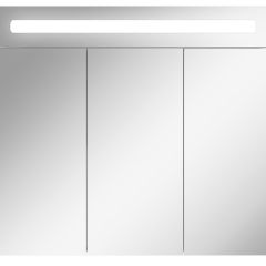 Шкаф-зеркало Аврора 80 с подсветкой LED Домино (DV8009HZ) в Копейске - kopejsk.mebel24.online | фото 4