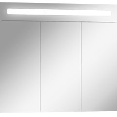 Шкаф-зеркало Аврора 80 с подсветкой LED Домино (DV8009HZ) в Копейске - kopejsk.mebel24.online | фото