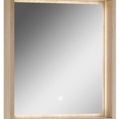 Шкаф-зеркало Nice 60 с подсветкой Домино (DN4706HZ) в Копейске - kopejsk.mebel24.online | фото