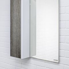 Шкаф-зеркало Uno 60 Дуб серый левый/правый Домино (DU1503HZ) в Копейске - kopejsk.mebel24.online | фото 8