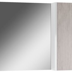 Шкаф-зеркало Uno 80 Дуб серый левый/правый Домино (DU1504HZ) в Копейске - kopejsk.mebel24.online | фото