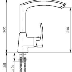 Смеситель MS-002 в Копейске - kopejsk.mebel24.online | фото 3