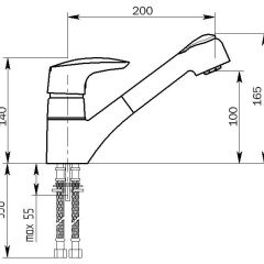 Смеситель MS-010 в Копейске - kopejsk.mebel24.online | фото 2