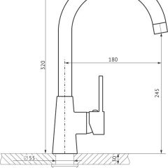 Смеситель MS-014 в Копейске - kopejsk.mebel24.online | фото 2