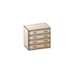 Спальня Карина композиция 5 (Акация Молдау) в Копейске - kopejsk.mebel24.online | фото 3