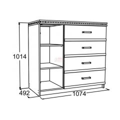 Спальный гарнитур Ольга-13 (модульный) в Копейске - kopejsk.mebel24.online | фото 14