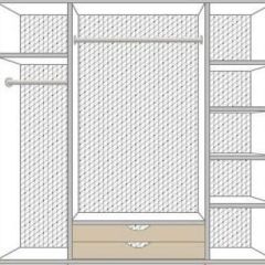 Спальный гарнитур Ольга (модульная) беж/золото в Копейске - kopejsk.mebel24.online | фото 5