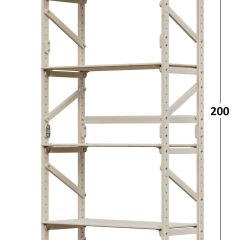 Стеллаж Конструктор Арт.СR2000-1 в Копейске - kopejsk.mebel24.online | фото 2