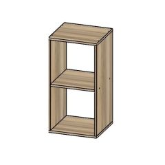 Стеллаж Ярофф №2, двухсекционный в Копейске - kopejsk.mebel24.online | фото 2