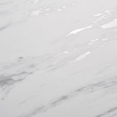 Стол BELLUNO 160 MARBLES KL-99 Белый мрамор матовый, итальянская керамика/ белый каркас, ®DISAUR в Копейске - kopejsk.mebel24.online | фото 9
