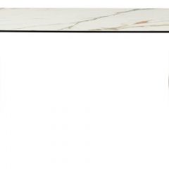 Стол BRONTE 220 KL-188 Контрастный мрамор матовый, итальянская керамика/ Шампань, ®DISAUR в Копейске - kopejsk.mebel24.online | фото 2