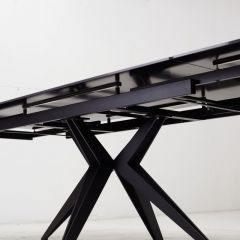 Стол FORIO 160 MATT BLACK MARBLE SOLID CERAMIC / BLACK, ®DISAUR в Копейске - kopejsk.mebel24.online | фото 6