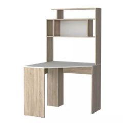 Компьютерный стол №11 (Дуб Сонома/Белый глянец) в Копейске - kopejsk.mebel24.online | фото 2
