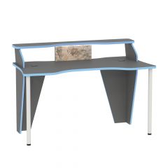 Стол компьютерный 12.61 Индиго в Копейске - kopejsk.mebel24.online | фото