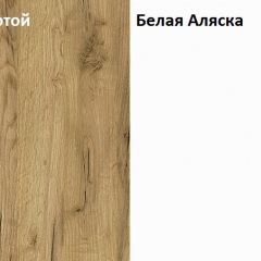 Стол компьютерный 12.74 Комфорт (Дуб Золотой CRAFT, Белая Аляска) в Копейске - kopejsk.mebel24.online | фото 4