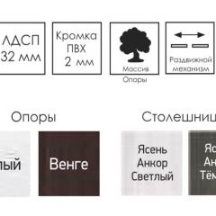 Стол раскладной Ялта-2 (опоры массив резной) в Копейске - kopejsk.mebel24.online | фото 4