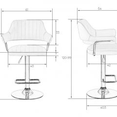 Стул барный DOBRIN CHARLY LM-5019 (черный) в Копейске - kopejsk.mebel24.online | фото 2