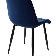Стул CHIC BLUVEL-86 NAVY BLUE / черный каркас М-City в Копейске - kopejsk.mebel24.online | фото 3