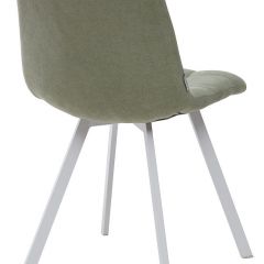 Стул CHILLI SQUARE UF860-11B мятный, ткань/ белый каркас М-City в Копейске - kopejsk.mebel24.online | фото 2
