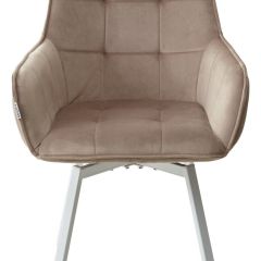Стул MAVERICK 360 град. поворот. BLUVEL-40 BEIGE/ белый каркас, М-City в Копейске - kopejsk.mebel24.online | фото 7