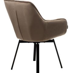 Стул MAVERICK 360 град. поворот. BLUVEL-40 BEIGE/ черный каркас, М-City в Копейске - kopejsk.mebel24.online | фото 2
