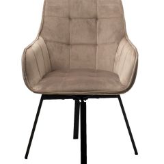 Стул MAVERICK 360 град. поворот. BLUVEL-40 BEIGE/ черный каркас, М-City в Копейске - kopejsk.mebel24.online | фото 3