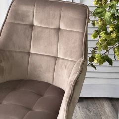 Стул MAVERICK 360 град. поворот. BLUVEL-40 BEIGE/ черный каркас, М-City в Копейске - kopejsk.mebel24.online | фото 6