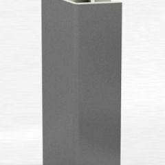 Угловое соединение для цоколя 135 гр. h100 мм (Алюминий, Белый, Черный, Сонома) в Копейске - kopejsk.mebel24.online | фото 1