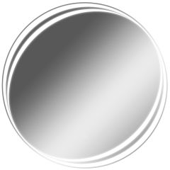 Зеркало Берг 700х700 с подсветкой Домино (GL7055Z) в Копейске - kopejsk.mebel24.online | фото