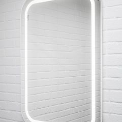 Зеркало Elis 100 white с подсветкой Sansa (SEe1045Z) в Копейске - kopejsk.mebel24.online | фото 3