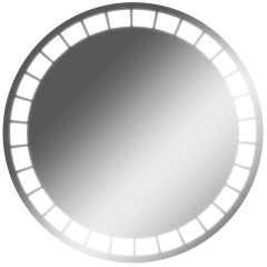 Зеркало Маскат 700х700 с подсветкой Домино (GL7057Z) в Копейске - kopejsk.mebel24.online | фото