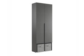 БАСКО Прихожая К1 (графит) в Копейске - kopejsk.mebel24.online | фото 4