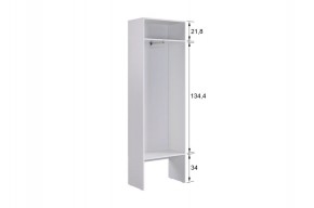 БАСКО Прихожая К10 (белое дерево) в Копейске - kopejsk.mebel24.online | фото 9