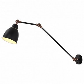 Бра Arte Lamp Braccio A2055AP-1BK в Копейске - kopejsk.mebel24.online | фото