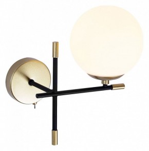 Бра Arte Lamp Arkab A2225AP-1BK в Копейске - kopejsk.mebel24.online | фото