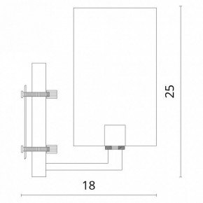 Бра Divinare Porta 5933/01 AP-1 в Копейске - kopejsk.mebel24.online | фото 3