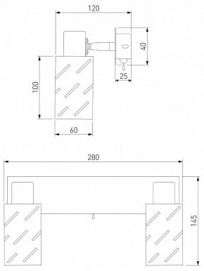 Бра Eurosvet Fente 20090/2 белый/хром в Копейске - kopejsk.mebel24.online | фото 5