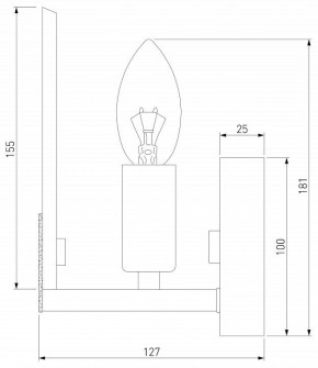 Бра Eurosvet Marble 60158/1 латунь в Копейске - kopejsk.mebel24.online | фото 3
