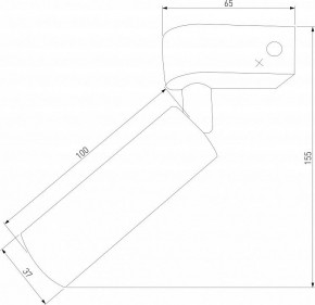 Бра Eurosvet Pitch 20143/1 LED латунь в Копейске - kopejsk.mebel24.online | фото
