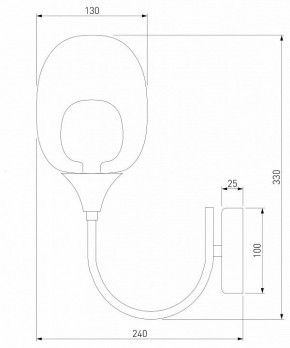Бра Eurosvet Spritz 70218/1 латунь в Копейске - kopejsk.mebel24.online | фото 4