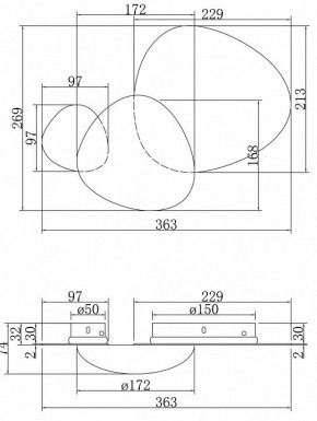 Бра Maytoni Jack-stone MOD314WL-L8G3K в Копейске - kopejsk.mebel24.online | фото 5