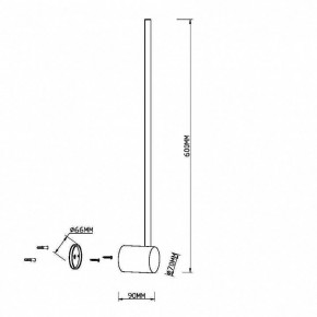 Бра Maytoni Light stick MOD237WL-L6B3K в Копейске - kopejsk.mebel24.online | фото 3