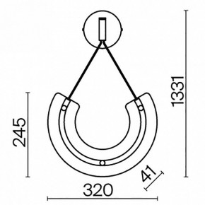 Бра Maytoni Maya P091WL-L18G3K1 в Копейске - kopejsk.mebel24.online | фото 4